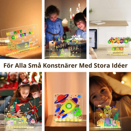 Glowboard - Lysande Återanvändningsbar Ritbräda